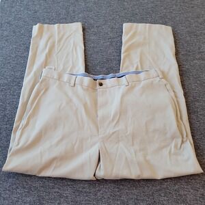 Brooks Brothers Advantage Chino Clark Men's 38x30 Gray Golf Pants Lightweight‎